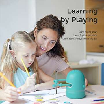 Learning Educational Robot Toy for Kids - Fun Drawing & Learning