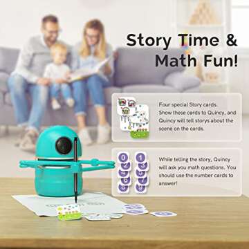 Learning Educational Robot Toy for Kids - Fun Drawing & Learning