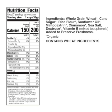 Cascadian Farm Organic Cinnamon Crunch Whole Grain Cereal