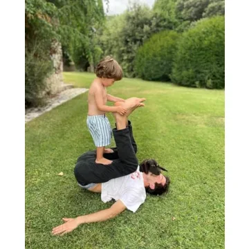 LDIOIF Boys Quick Dry Swim Trunks Green Striped 5-6Y