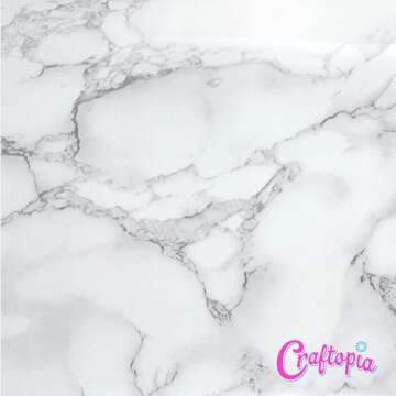 Craftopia Marble Peel and Stick Wallpaper - Waterproof Roll
