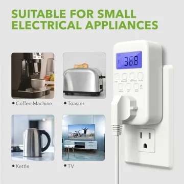 HBN Watt Meter Plug - Accurate Energy Monitor with Backlight