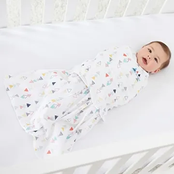 HALO Sleepsack Adjustable Baby Swaddle - 100% Cotton Neutral