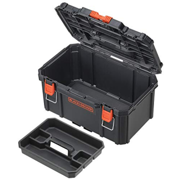 beyond by BLACK+DECKER BLACK+DECKER BDST60500APB Stackable Storage System - 3 Piece Set (Small, Deep Toolbox, and Rolling Tote)