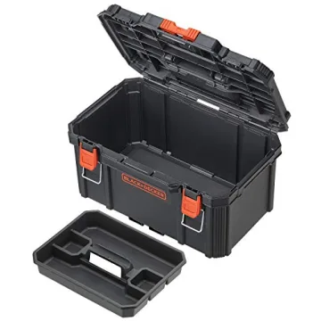beyond by BLACK+DECKER BLACK+DECKER BDST60500APB Stackable Storage System - 3 Piece Set (Small, Deep Toolbox, and Rolling Tote)