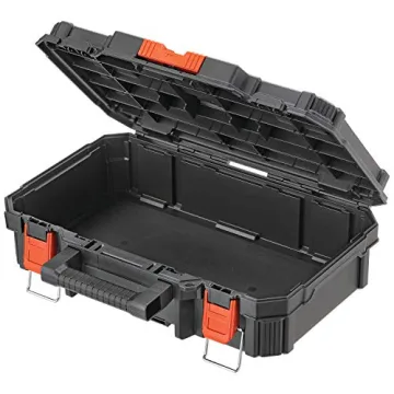 beyond by BLACK+DECKER BLACK+DECKER BDST60500APB Stackable Storage System - 3 Piece Set (Small, Deep Toolbox, and Rolling Tote)