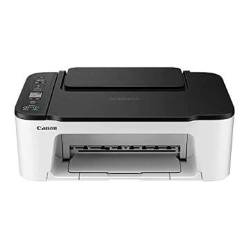 Canon PIXMA TS Series Wireless All-in-One Color Inkjet Printer, White - Print, Scan, Copy - 4800 x 1200 dpi, Borderless Printing