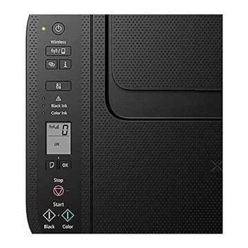 Canon PIXMA TS Series Wireless All-in-One Color Inkjet Printer, White - Print, Scan, Copy - 4800 x 1200 dpi, Borderless Printing