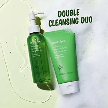 innisfree Green Tea Hydrating Cleansing Foam Creamy Face Cleanser