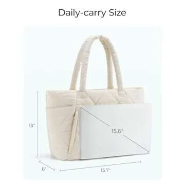 Stylish BAGSMART Tote Bag for Women - Perfect for Work & Travel