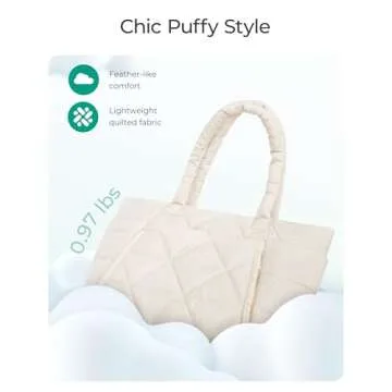 Stylish BAGSMART Tote Bag for Women - Perfect for Work & Travel