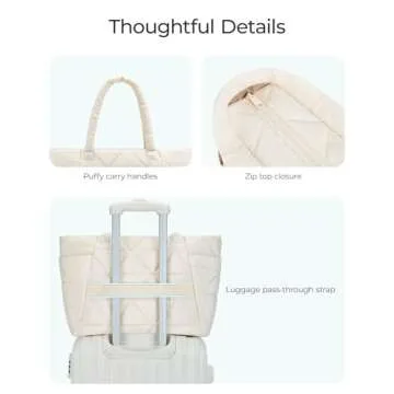 Stylish BAGSMART Tote Bag for Women - Perfect for Work & Travel