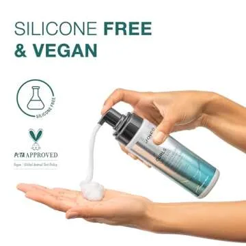 Joico Curls Like Us Smooth & Bounce Curl Hydrating Foam | For Curly Hair | Reduce Frizz | Enhance Curl Patterns | 72-Hour Humidity Protection | With Moringa Seed & Algae Oil | 6.7 Fl Oz