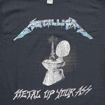 Metallica Metal Up Your Ass T Shirt Size L