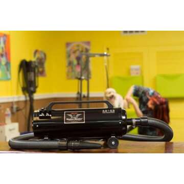 MetroVac Air Force Master Blaster Pet Dryer - Efficient, Safe & Compact