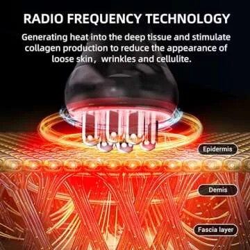 MEIQIER Cellulite Radio Frequency Massager for Home Use