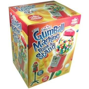 Large Gumball Bank with Stand