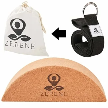Eco-Friendly Cork Yoga Blocks with Strap for Enhanced Flexibility