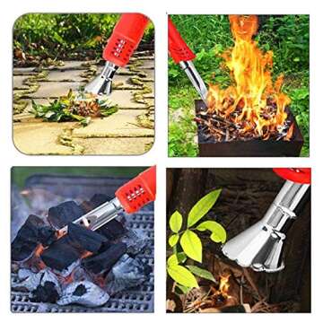 Electric Weed Killer with Dual Nozzles for BBQ
