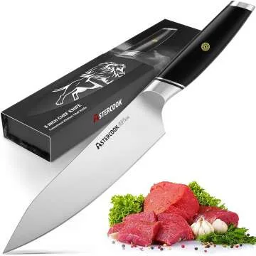 Astercook 8-Inch Professional Chef Knife for All Cooks