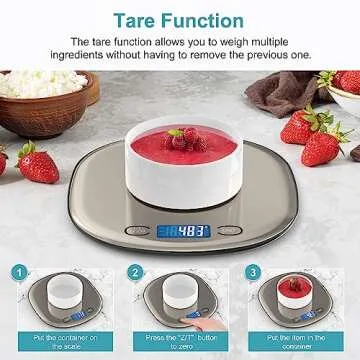 Ultrean 33lb Rechargable Digital Kitchen Food Scale