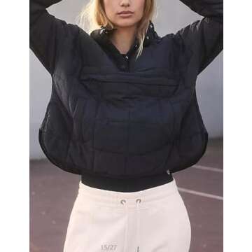 Wyeysyt Women's Quilted Puffer Jacket - Stylish & Lightweight