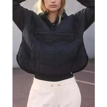 Wyeysyt Women's Quilted Puffer Jacket - Stylish & Lightweight