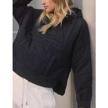 Wyeysyt Women's Quilted Puffer Jacket - Stylish & Lightweight