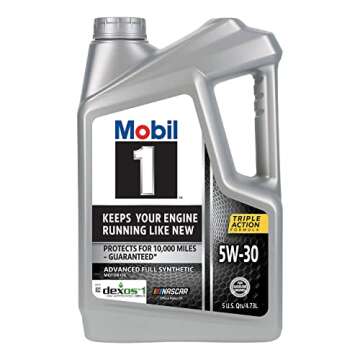 Mobil 1 Advanced Full Synthetic Motor Oil 5W-30 5 Quart