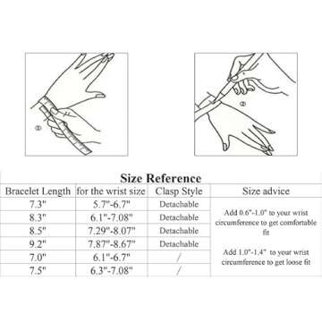 murtoo Mens Cowhide Leather Multi-Layer Bracelet