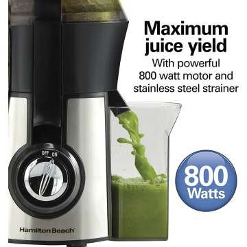 Hamilton Beach 800W Juicer with Big Mouth Chute