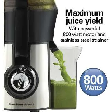Hamilton Beach 800W Juicer with Big Mouth Chute