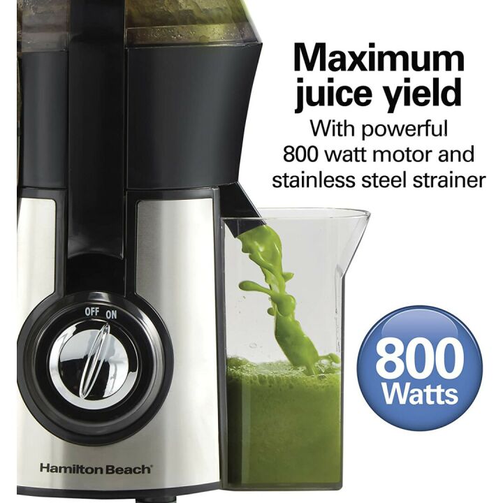 Hamilton Beach 800W Juicer with Big Mouth Chute