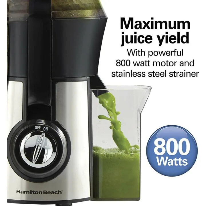 Hamilton Beach 800W Juicer with Big Mouth Chute