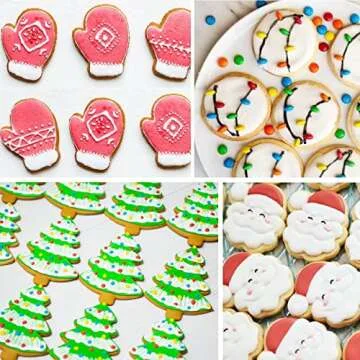 JOB JOL Christmas Cookie Cutters 10 PCS Stainless Steel