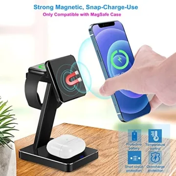 Premium MagSafe 3 in 1 Wireless Charging Station