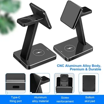 Premium MagSafe 3 in 1 Wireless Charging Station