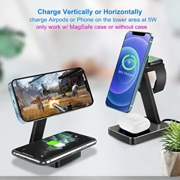 Premium MagSafe 3 in 1 Wireless Charging Station
