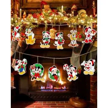 16PCS Disney Christmas Tree Ornaments – Safe for Kids