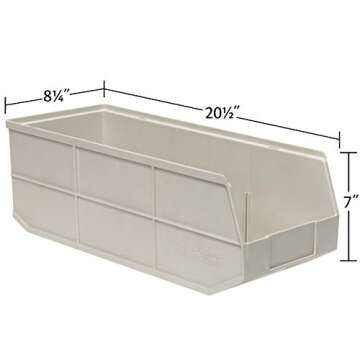Durable Akro-Mils 1800 Series AkroBin for Storage