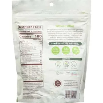 Nutiva Organic Hemp Seed - Plant-Based Protein & Omega-3