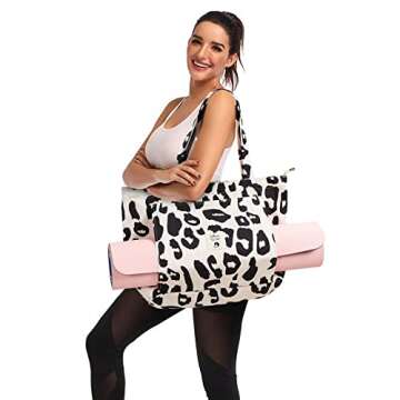 Yoga Mat Bag For Women with Side Pocket for Comfort