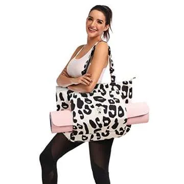 Yoga Mat Bag For Women with Side Pocket for Comfort