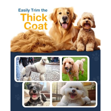 Oneisall Cordless Dog Clippers Low Noise Waterproof Pet Shaver