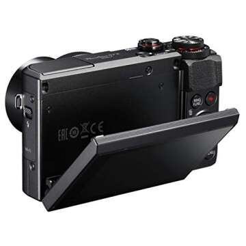 Canon PowerShot G7 X Mark II Digital Camera w/ 1 Inch Sensor and tilt LCD Screen - Wi-Fi & NFC Enabled (Black) with Free Ultra 64GB SDHC Class 10 Card, Hand Grip Bundle