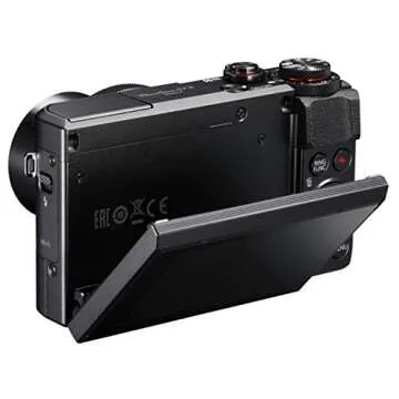 Canon PowerShot G7 X Mark II Digital Camera w/ 1 Inch Sensor and tilt LCD Screen - Wi-Fi & NFC Enabled (Black) with Free Ultra 64GB SDHC Class 10 Card, Hand Grip Bundle