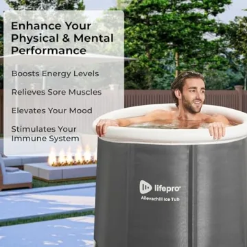 Durable Lifepro Portable Ice Bath Tub - Outdoor Use Only
