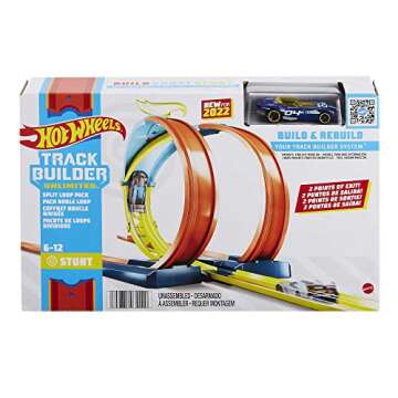 Hot Wheels Track Builder Unlimited Split Loop Pack - Fun Toy Set
