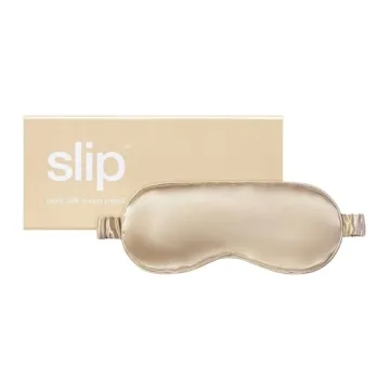 Pure Silk Sleep Mask - Caramel | 100% Mulberry Silk, Ultra Soft, Blocks Light & Comfortable