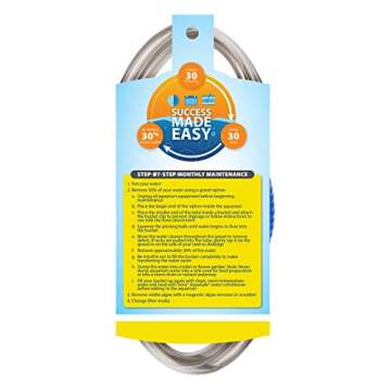 Tetra Water Cleaner Gravel Siphon - Effortless Aquarium Cleaning for Freshwater Tanks